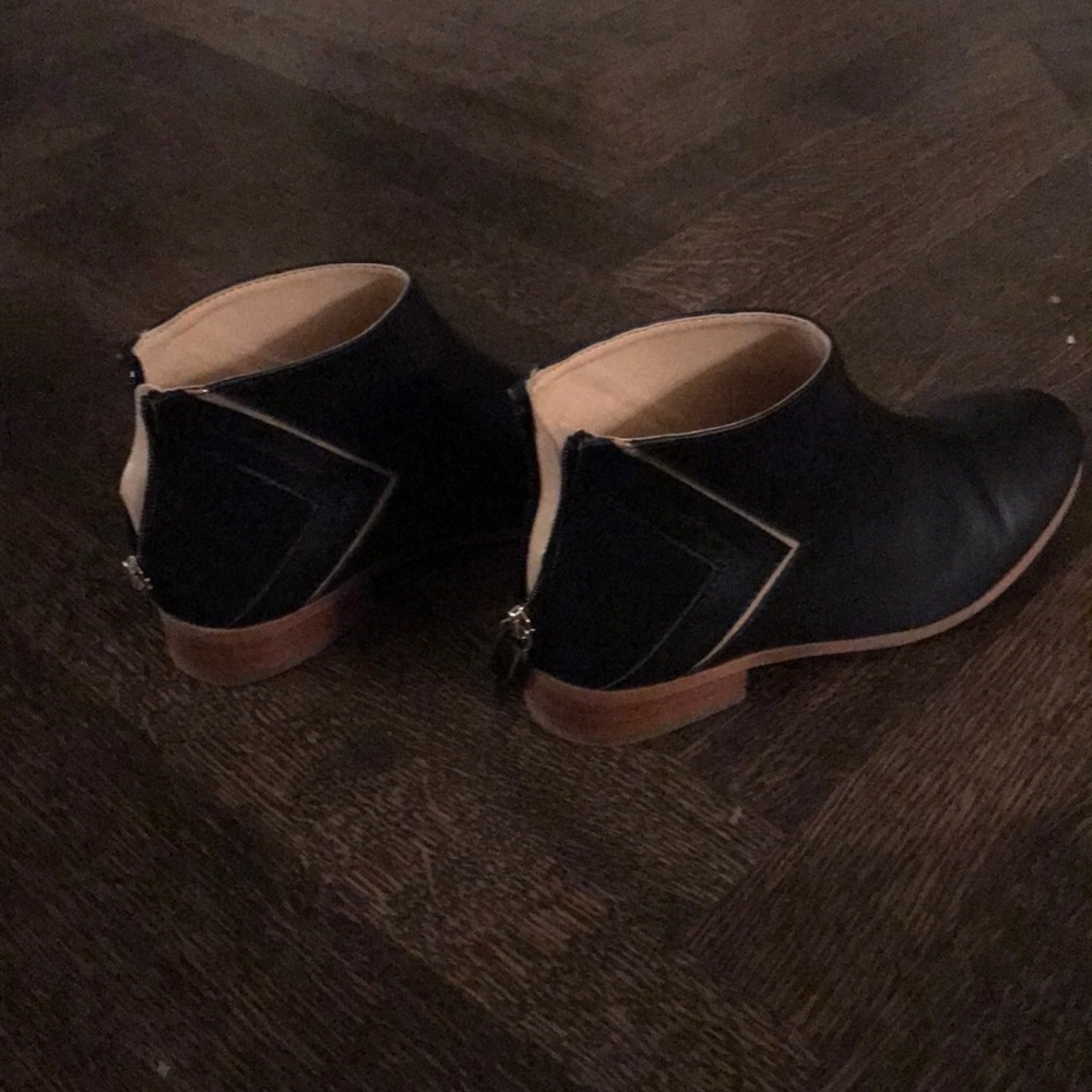 Vegan leather booties